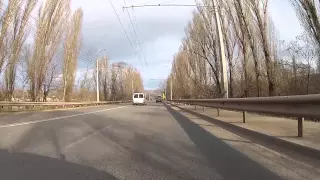 DRIVING CAR IN CRIMEA FROM SIMFEROPOL TO ALUSHTA