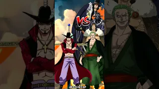 Mihawk VS Prime Zoro |  #onepiece #anime #shorts