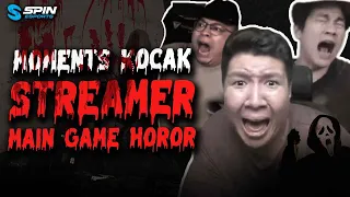 KUMPULAN MOMENT-MOMENT STREAMER KAGET DI JUMPSCARE MAIN GAME HORROR! 🤣 🤣