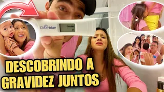 ESTOU GRÁVIDA PELA SEGUNDA VEZ!!! *DESCOBRINDO COM A FAMÍLIA* 😭🗣️🍼