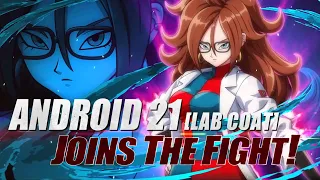 Dragon Ball FighterZ - Android 21 (Lab Coat) Playable Character Trailer ! Season 4 ?