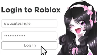 I HACKED UWUCUTESINGLE ROBLOX ACCOUNT 💀