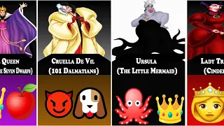 Disney Villains Portrayed by Emojis