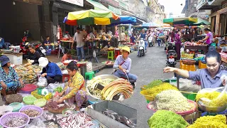 Cambodian Country Street Food - Khmer Food Tour In The Market