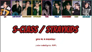 STRAYKIDS "S-Class" (karaoke, you as a member) 9 members.