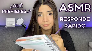 ASMR ESPAÑOL / Te hago una ENTREVISTA muy RARA de TRABAJO (mouth sounds)