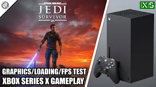 Star Wars Jedi Survivor - Xbox Series X Gameplay + FPS Test