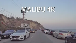 Malibu 4K - Sunset Drive - Billionaire's Beach