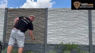 NANO FUSION - Impregnace betonového plotu