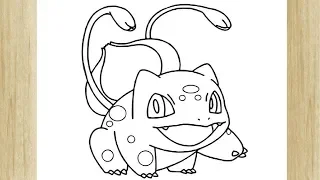 COMO DESENHAR UM BULBASAUR