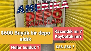 28- Amerika Depo Savaşları / $600 büyük bir depo aldık !? neler bulduk?