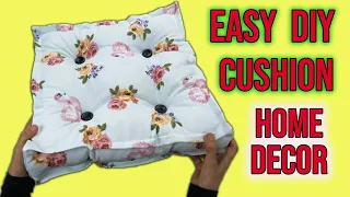 HOW TO MAKE A CUSHION? / Balcony, Chair or Floor Cushion / Minder Dikimi / DIY Pillow / Home Decor