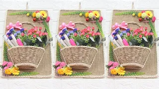 5 Jute craft ideas | Home decorating ideas handmade #9