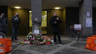 05.12.2020 Gedenkfahrt/Kundgebung Oskar-von-Miller-Straße - Rede Ansgar Hegerfeld