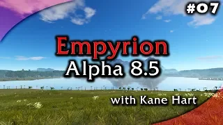 Empyrion Alpha 8.5 - Part 7 - Crashed MS Titan Back Part & Desert Golem's!