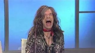 Mick Jagger Impersonates Steven Tyler