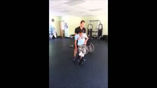 Walking with Cerebral Palsy at Shape Up Fitness