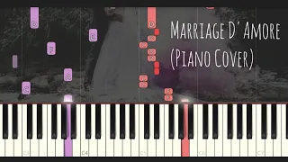 Marriage d'amore - Paul de Senneville | Richard Clayderman 夢中的婚禮 (Piano Cover, Synyhesia Tutorial)