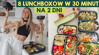 ZROBIŁAM 8 RÓŻNYCH LUNCHBOXÓW NA 2 DNI 😮 W 30 MINUT🤌🏼