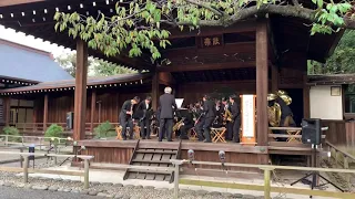 靖国神社での抜刀隊