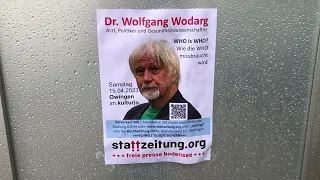 Dr. Wolfgang Wodarg - präsentiert von der stattzeitung.org - 15.4.2023 - Owingen