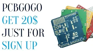 PCBgogo - Get 20$ just for registration