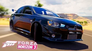 Такую тачку я бы себе даже купил - Lancer Evolution X в Forza Horizon 3