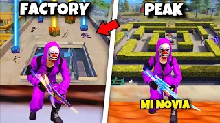 RETO: MIENTRAS UNO CAMPEA EN FACTORY EL OTRO CAMPEA EN PEAK 😰 FREE FIRE