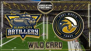 SFL Season 22, Wild Card - No. 12 Alamo City @ No. 5 Fort Worth