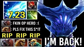 NEW 7.23 IMBA REWORK RAZOR Crazy Steroids Buff Delete Cancer Heroes OP Static Link Max Speed Dota 2