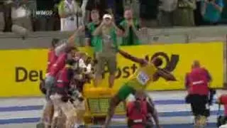 Usain Bolt 100m World Record 9.58sek. Berlin 16.08.2009