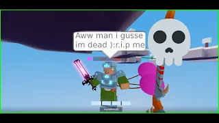 How To beat players that have better gear than you.. (Roblox Bedwars)