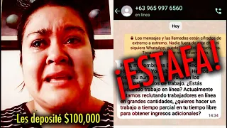 ESTAFAN a MAESTRA con PAGARLE solo por VER VIDEOS ahora debe MÁS DE $100,000 PESOS