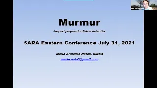 Mario Natali: Murmur - Support Program for Pulsar Detection