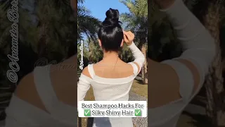 Best Shampoo Hack For Silky Shiny Hair/Silky Smooth Hair At Home #shorts #haircare Anamika Barai