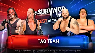 The Undertaker + Kane vs. Big Show +| Andre The Giant | ELIMINATION Tag Match | WWE 2K22