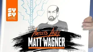 Matt Wagner Sketches Grendel and Mage (Artists Alley) | SYFY WIRE