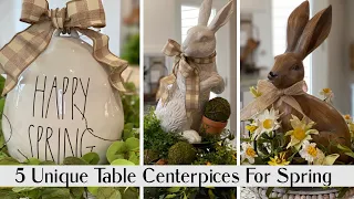 5 Unique Table Centerpieces For Spring