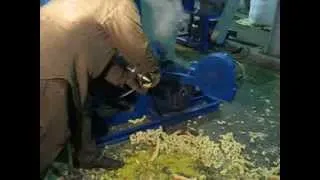 процесс остановки экструдера зернового, соевого, универсального марки ЭКЗ