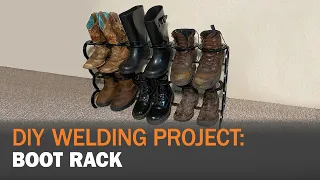 How to Make a Horseshoe Boot Rack