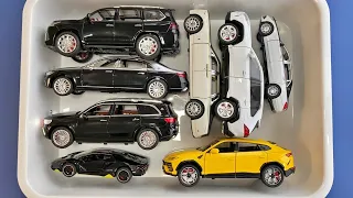 BOX FULL OF Diecast Cars - Lexus, Maybach, Bugatti,  Rolls Royce, Toyota, Mercedes, Lamborghi