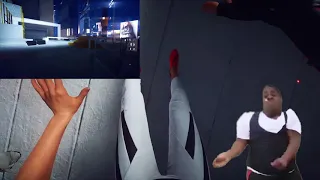 Mirror's Edge Catalyst multiplayer race. ( Sort of )