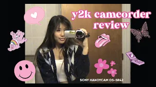 get yourself a y2k camcorder | sony handycam dcr-sr42 video test
