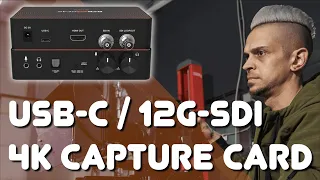 Elevate Your Video Capture Card with USB-C and 12G-SDI: Introducing BG-12GCSA