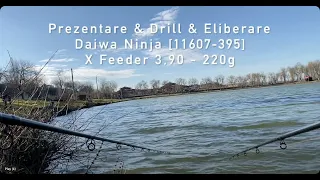 Comparatie Lansete [Daiwa  Ninja X Feeder] (220g vs 150g)