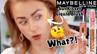 SWATCHING NEW MAYBELLINE SUNKISSER LIQUID BLUSHES | NOT WHAT I WAS EXPECTING?!