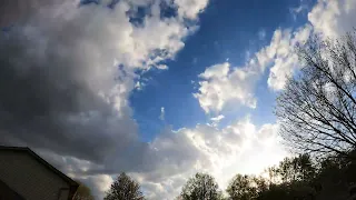 Beautiful 4K Time Lapse of Golden Sunset, Silver Lining, Lense Flare, Cinematic, Dramatic, GoPro 9