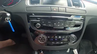 How to Synchronize Airflow in PEUGEOT 508 ( 2011 – 2017 ) - Sync Climate Control