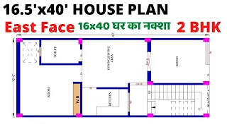 16 x 40 HOUSE DESIGN II 16X40 HOUSE PLAN #gharkanaksha #16x40houseplan