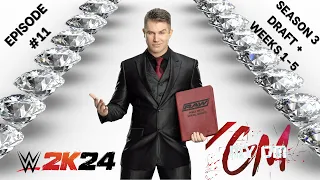 WWE2K24 MyGM Mode Impossible Challenge: Diamonds In The Rough Episode #9 Season 3 Draft + Weeks 1-5